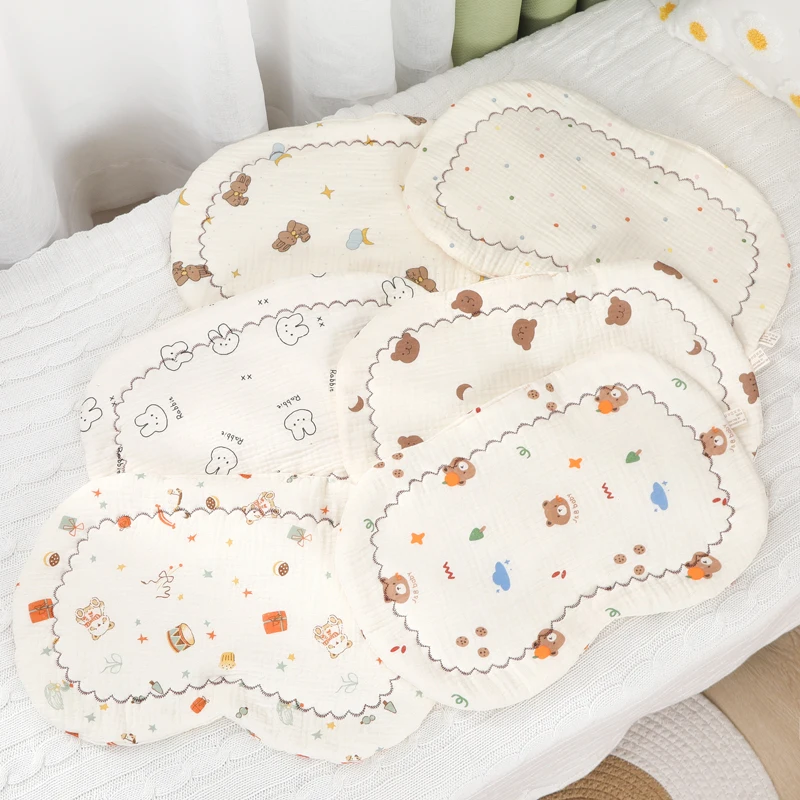 Almohada para recién nacido suave y transpirable con soporte
