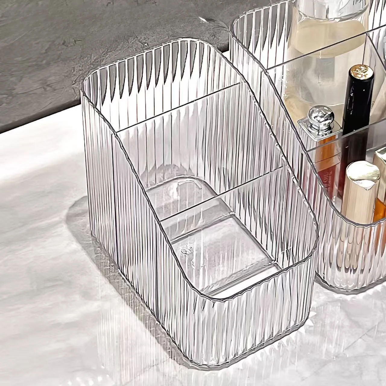 Organizador transparente PET para cosméticos, brochas y pintalabios - imagen 5