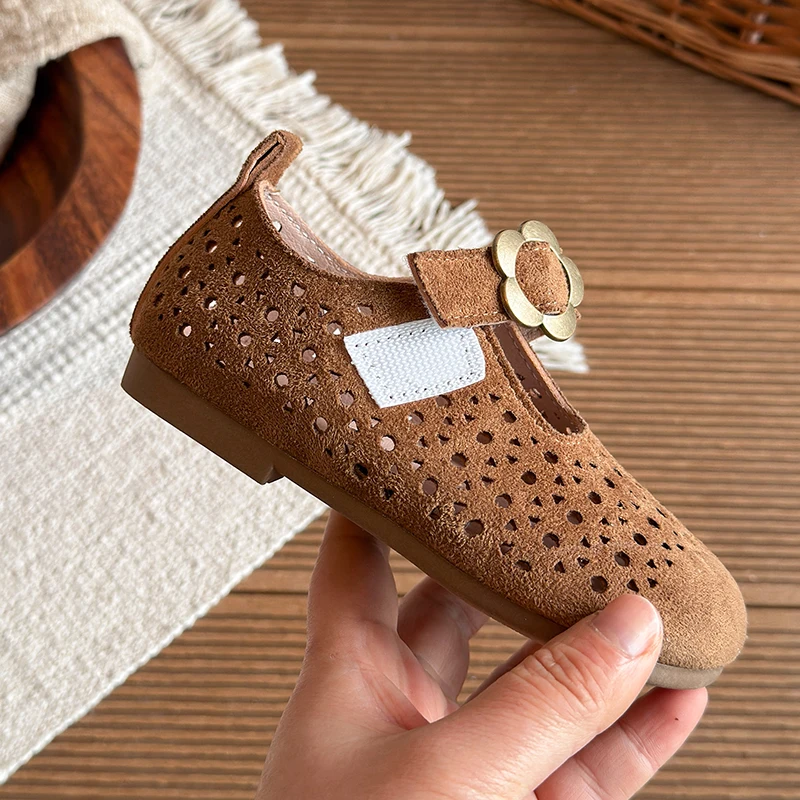 Zapatos antideslizantes para niña bebé estilo retro con suela blanda - imagen 4