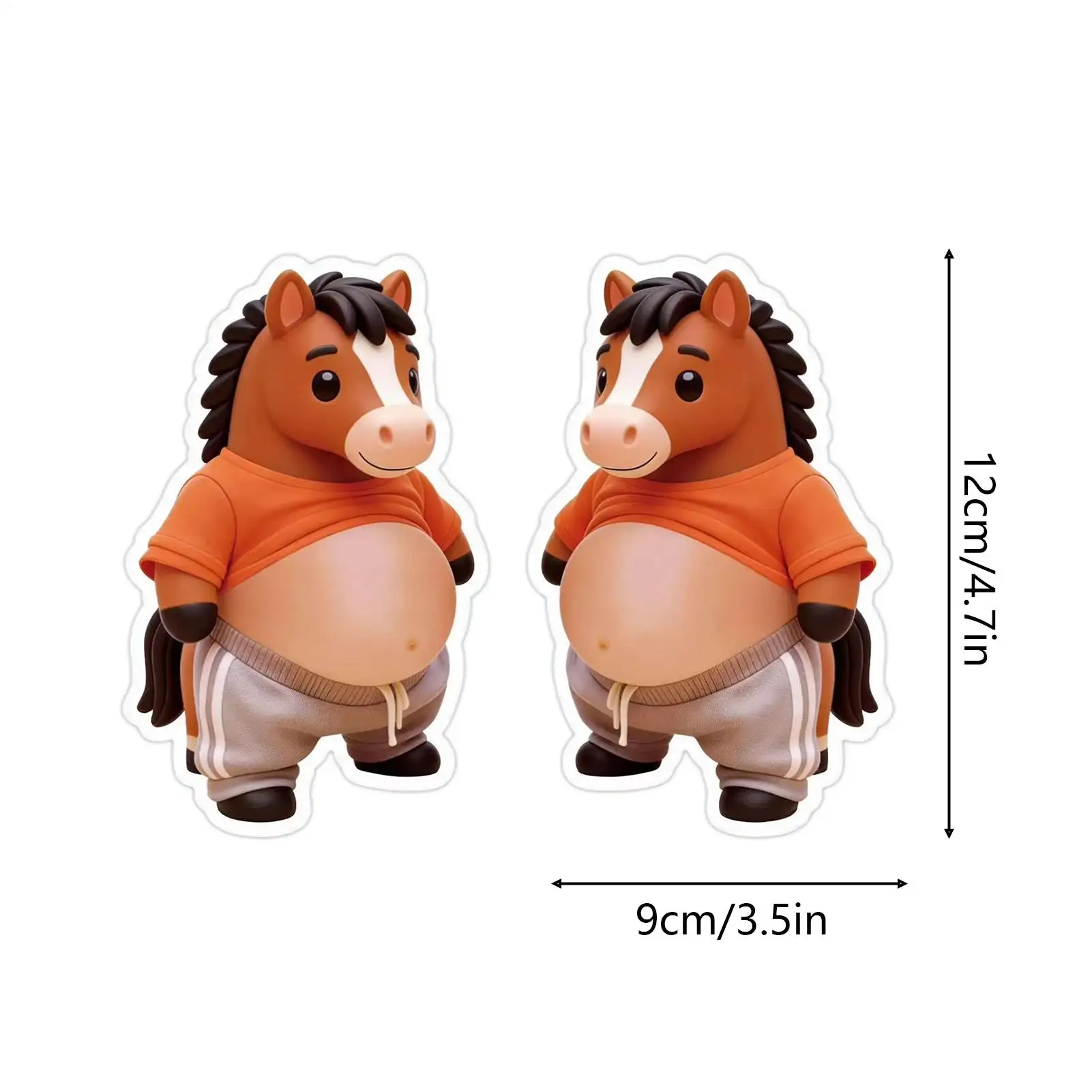 Pegatinas 3D de caballo con cinta para manualidades infantiles - imagen 4