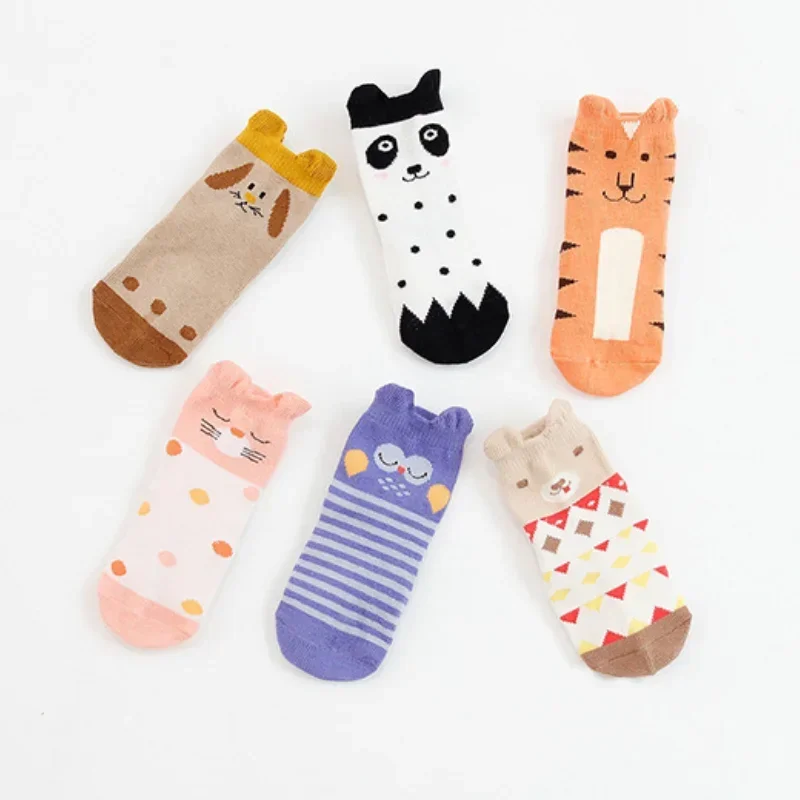 Calcetines antideslizantes de algodón para bebé – Con animalitos - imagen 3