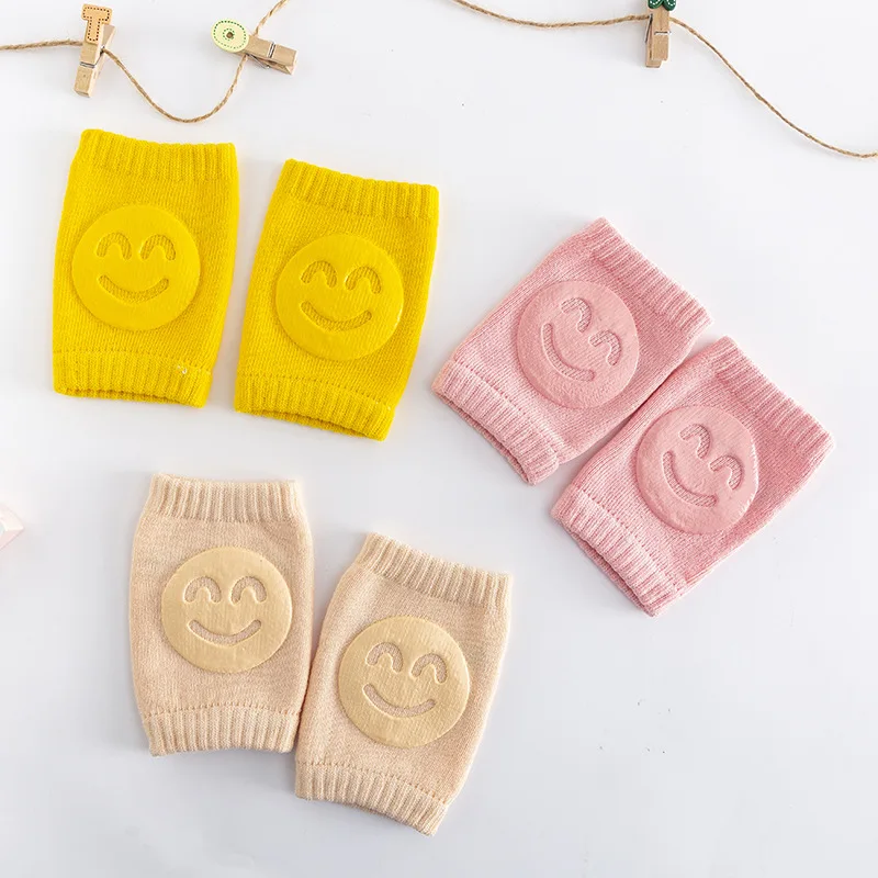 Rodilleras antideslizantes para gatear con diseño de sonrisa tierno - imagen 4