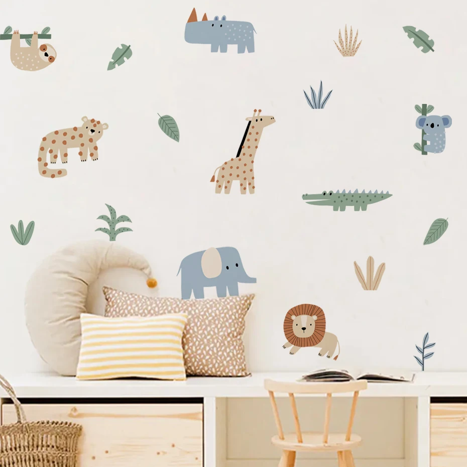 Vinilos decorativos infantiles de animales para habitación infantil - imagen 4