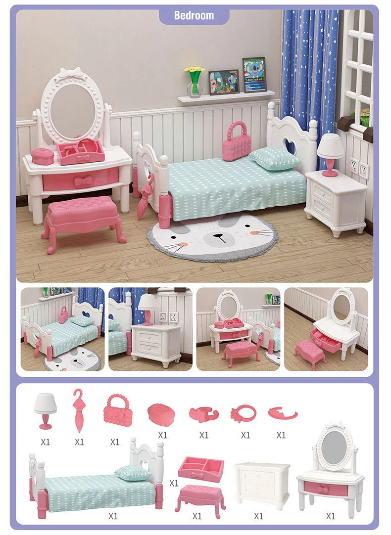 Detalle de dormitorio y salón