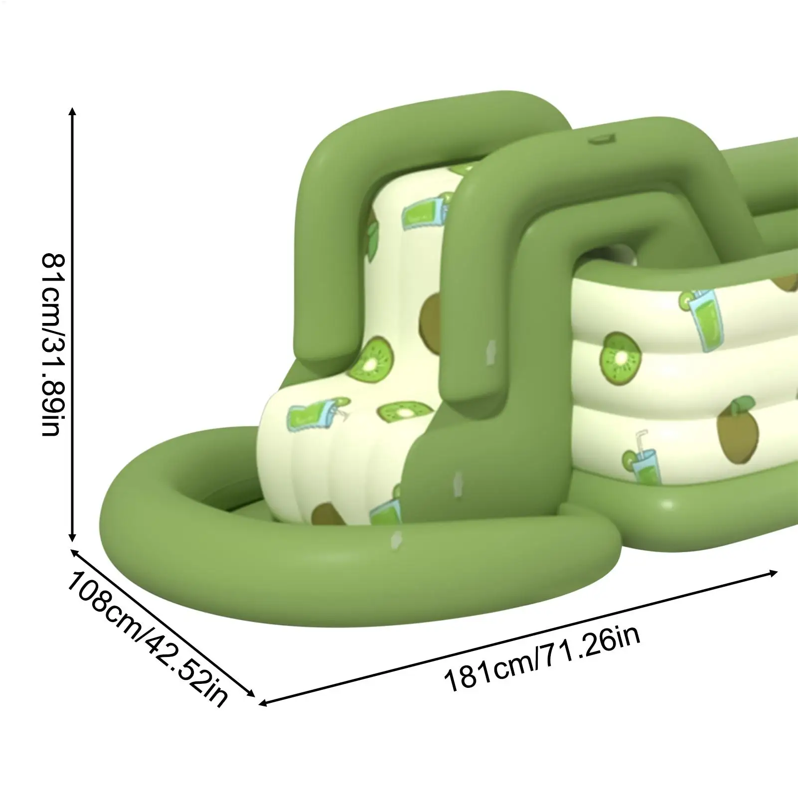 Tobogán inflable acuático para piscina: juguete de natación - imagen 4