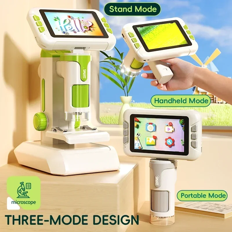 Microscopio digital portátil para niños HD en experimentos científicos - imagen 2