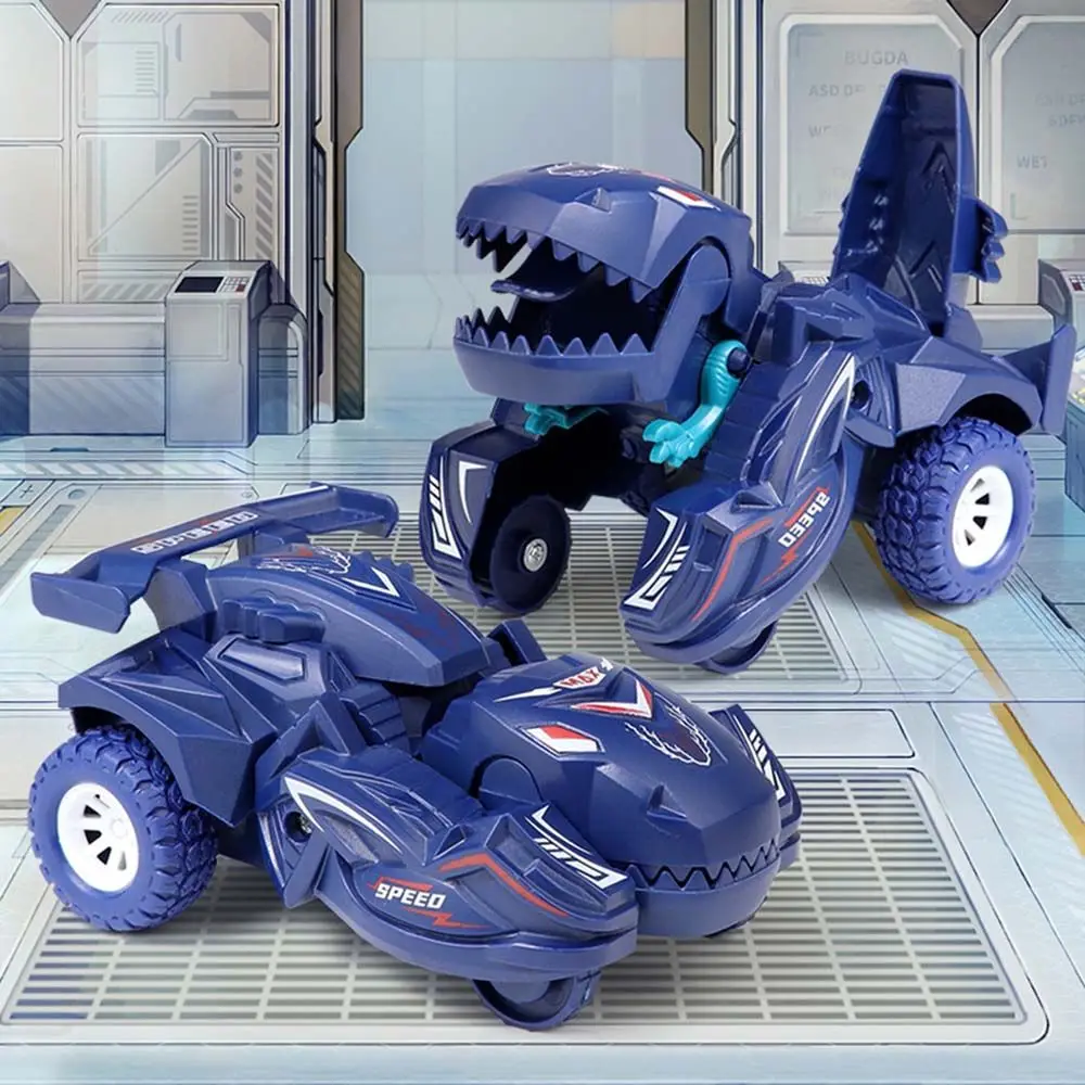 Coche de dinosaurio transformable con vehículos acrobáticos - imagen 2