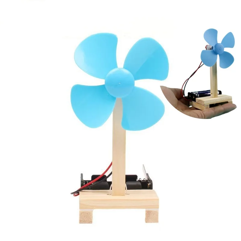Kit DIY ventilador eléctrico para niños – Experimento de física - imagen 3