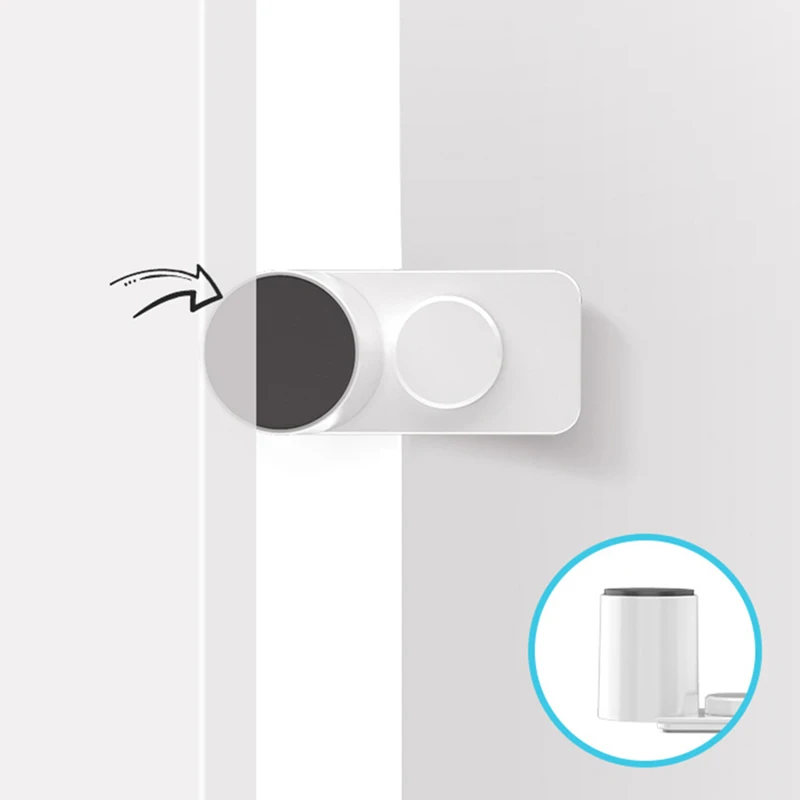 Protector de puerta antipinzamiento para bebés con bloqueo seguro - imagen 4