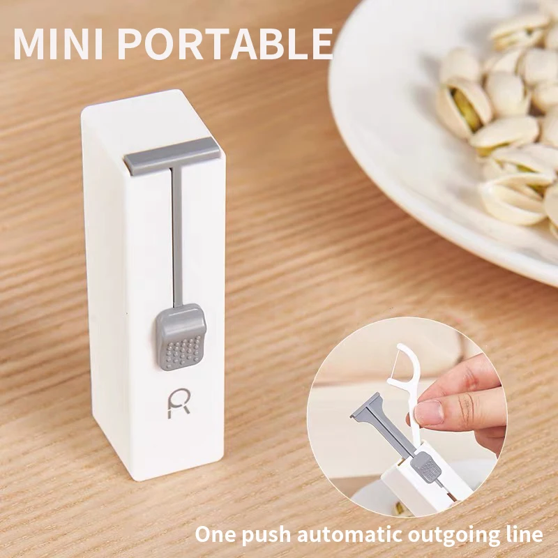 Caja de almacenamiento de hilo Dental portátil