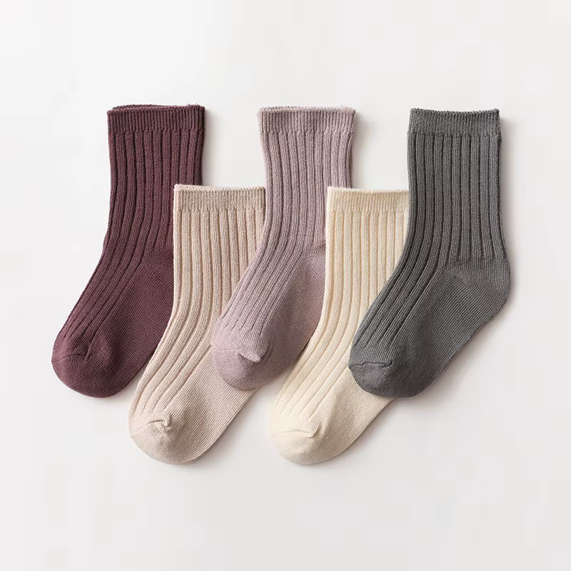 Calcetines suaves de algodón para bebé y niño – Primavera/Otoño
