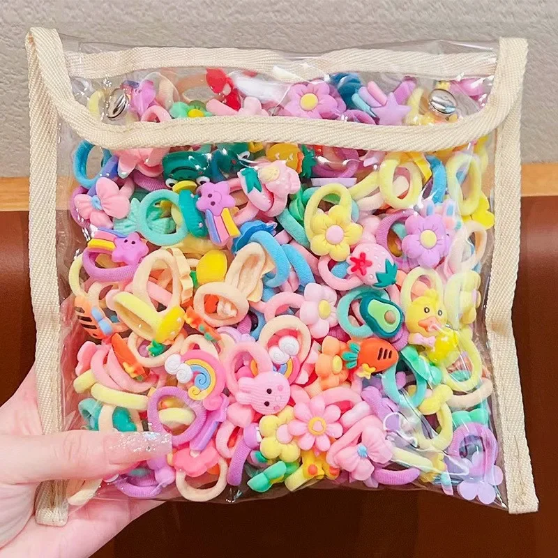 Bandas elásticas para el pelo infantiles con dibujos animados - imagen 2
