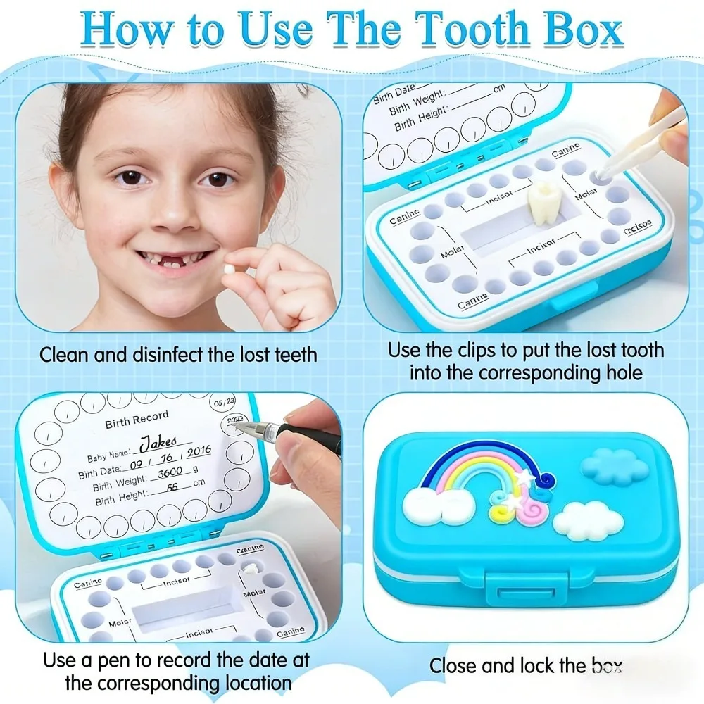 Caja de dientes de la Hada para guardar el primer diente - imagen 2