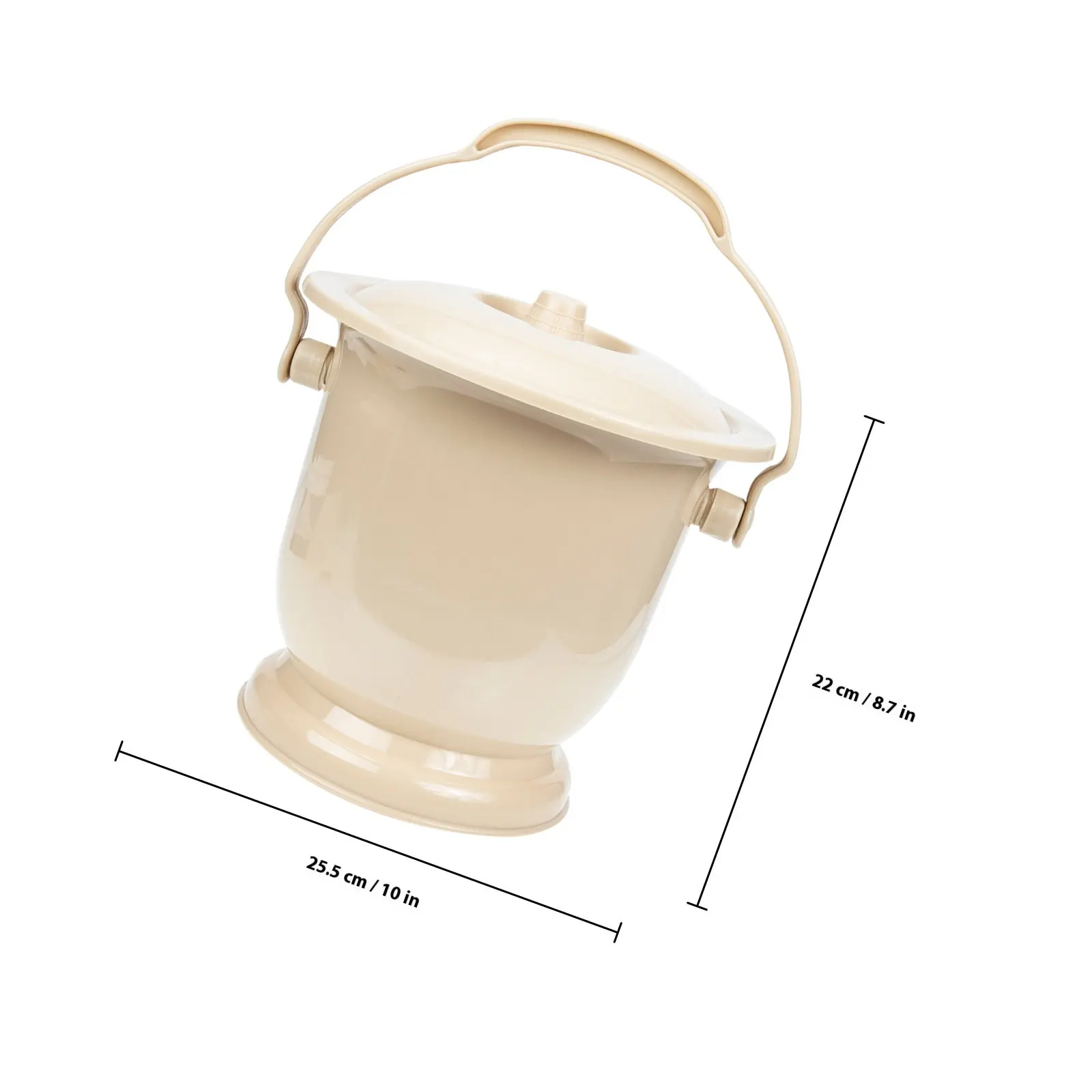 Contenedor de orina portátil con tapa sellada anti derrames - imagen 4