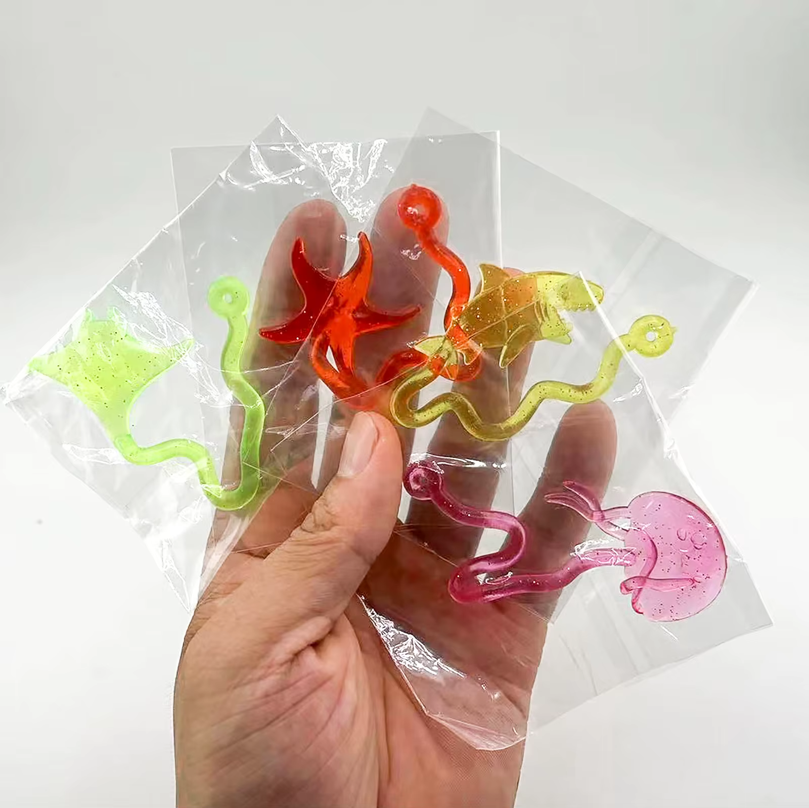Juguete adhesivo retráctil de animales marinos para niños - imagen 3