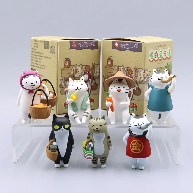 Ms Cat Meow Market – Figura sorpresa de gatito para niños