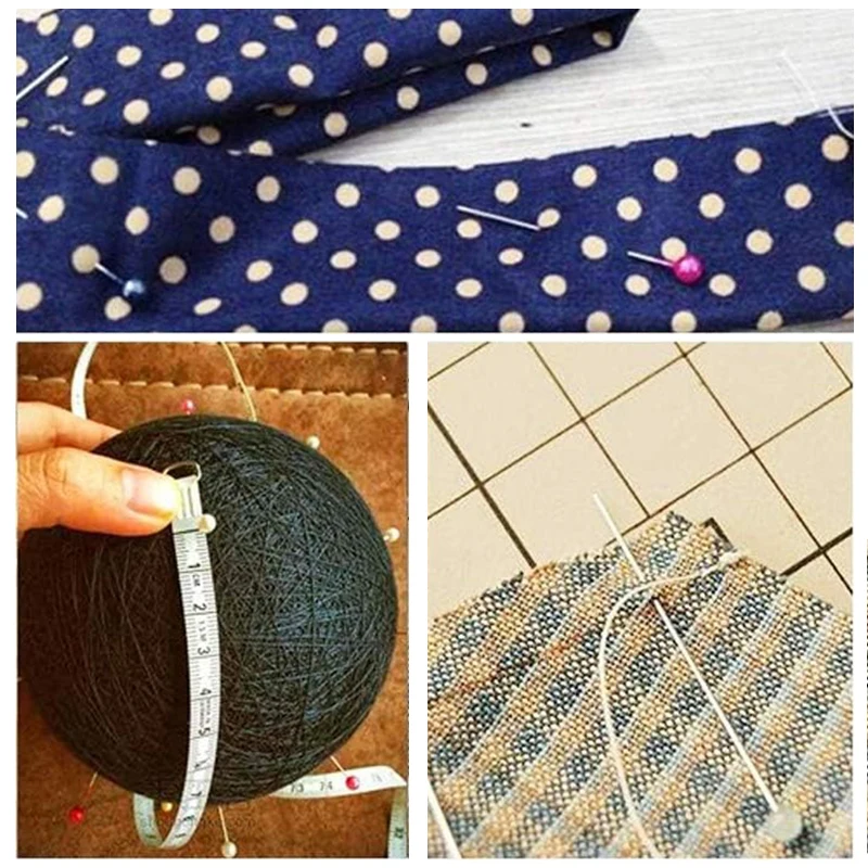 Caja/bolsa con lote de alfileres para manualidades