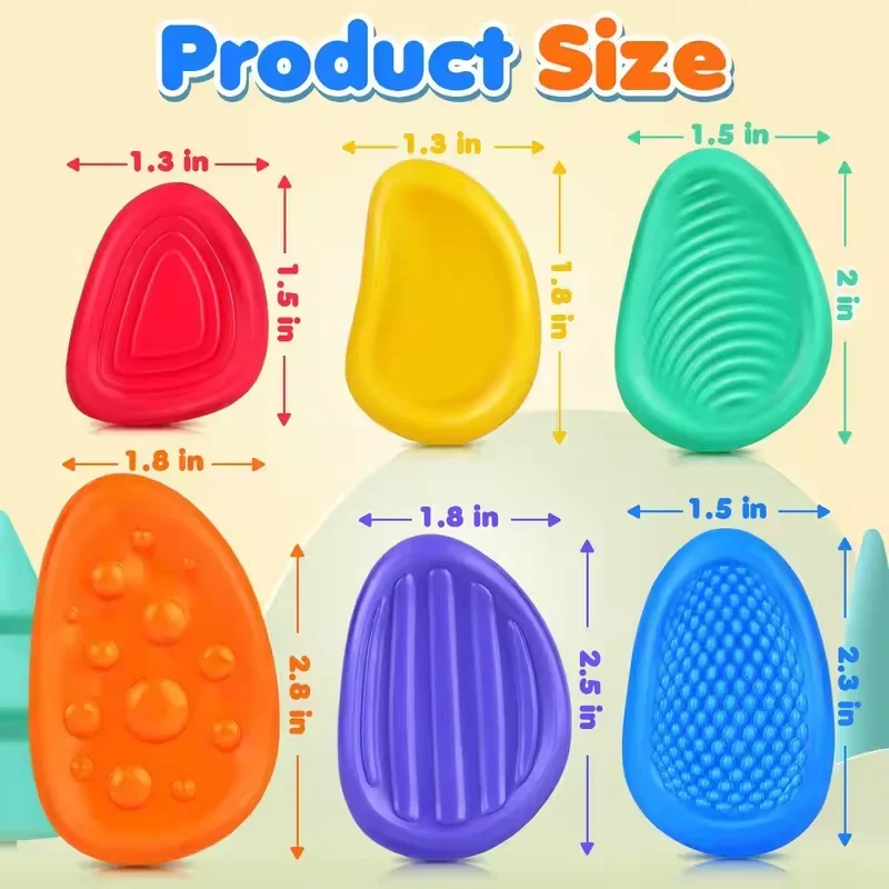 Juguetes antiestrés sensoriales de silicona texturizada para niños - imagen 5