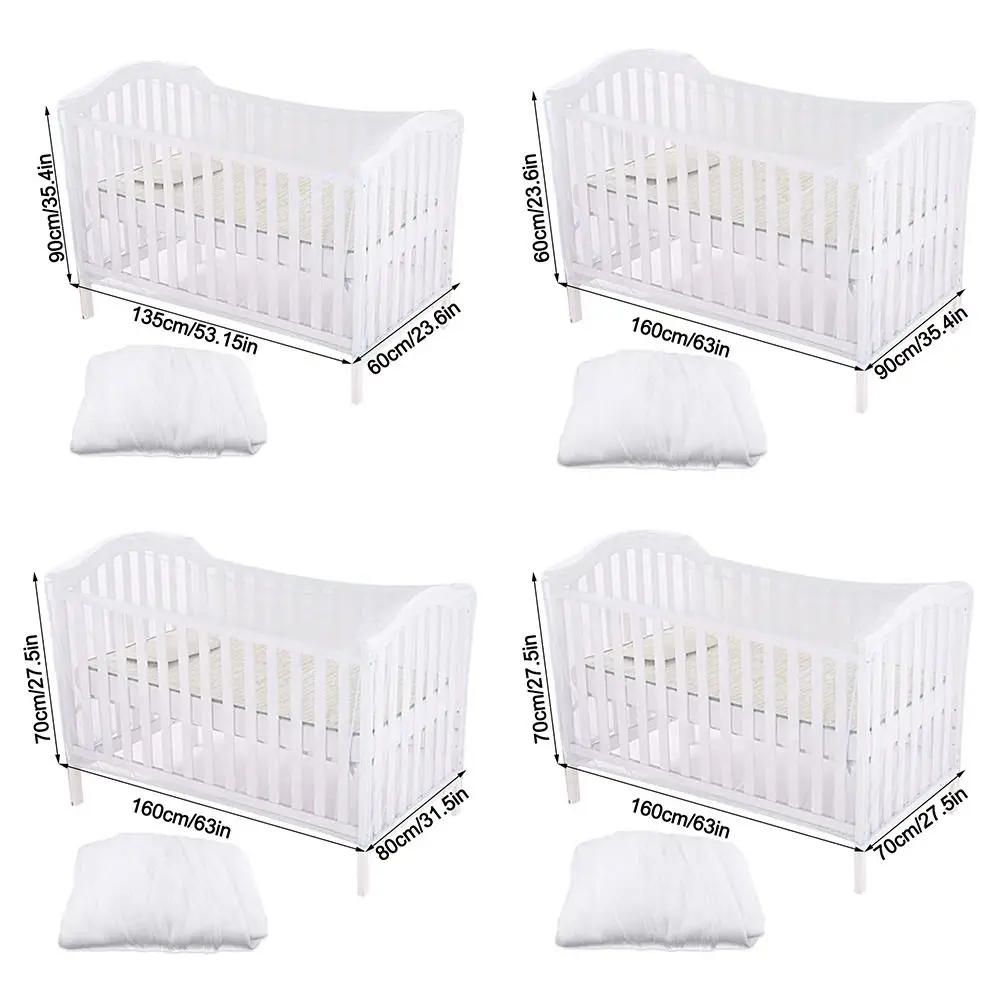 Mosquitera para cuna con malla transparente