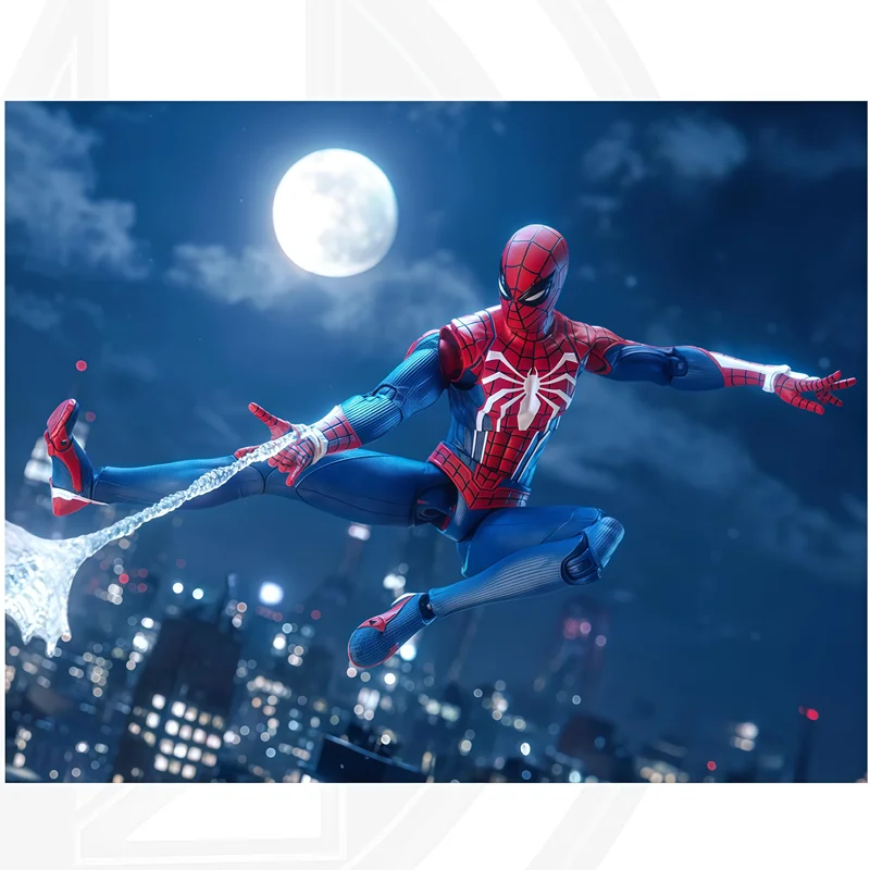 Figura de acción Spider-Man Peter Parker PS4 articulada para regalo - imagen 2