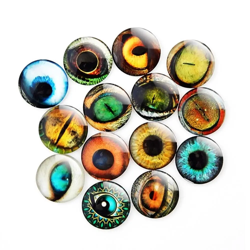 Ojos de cristal con purpurina para manualidades infantiles - imagen 3