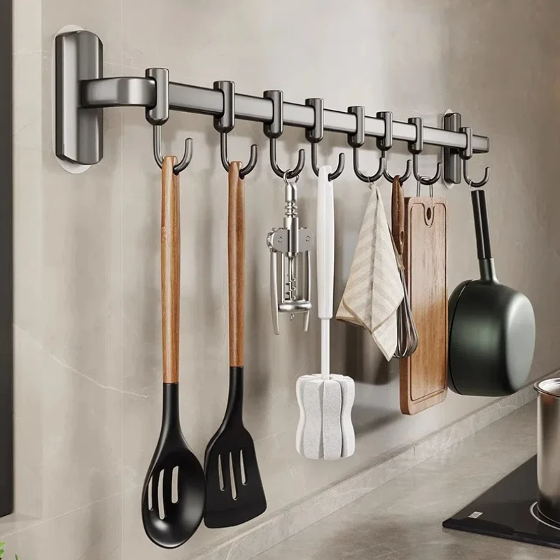Ganchos sin taladrar de aluminio para colgar en la cocina - imagen 4