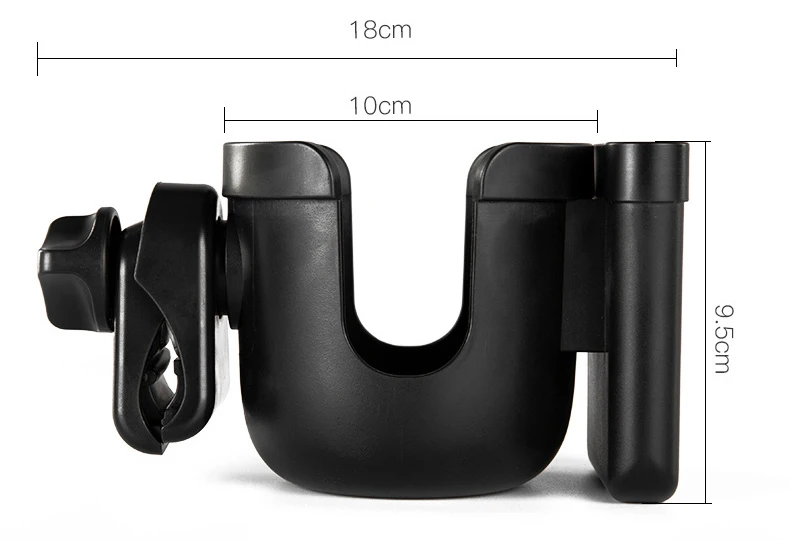 Detalle de la pinza ajustable y el sistema de fijación