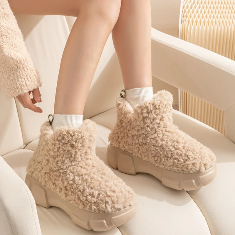 Botas de nieve antideslizantes para niñas con forro de felpa - imagen 4