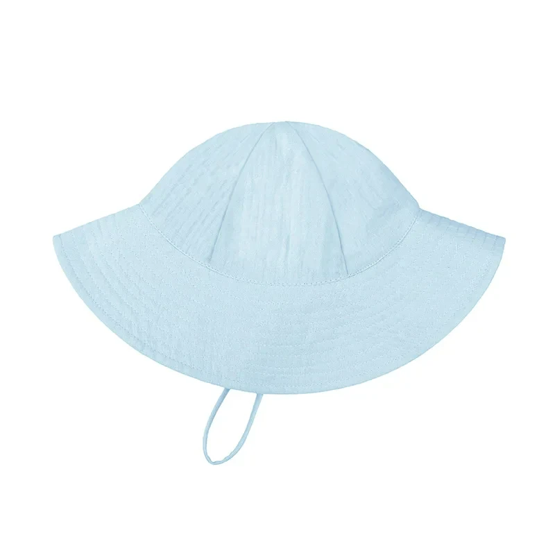 Sombrero de verano para bebé algodón transpirable y protección solar - imagen 5
