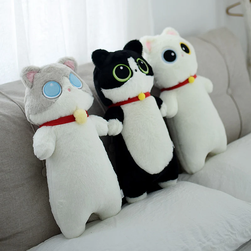 Peluche largo con forma de gato y perro para dormir - imagen 3