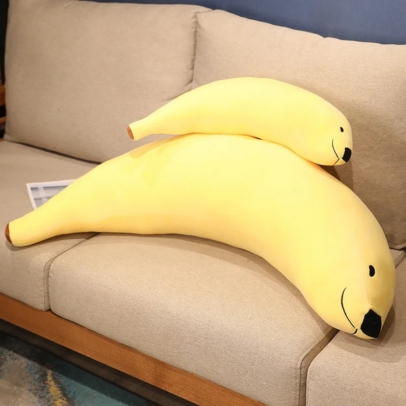 Peluche perro plátano largo de felpa para colgar y regalar - imagen 4