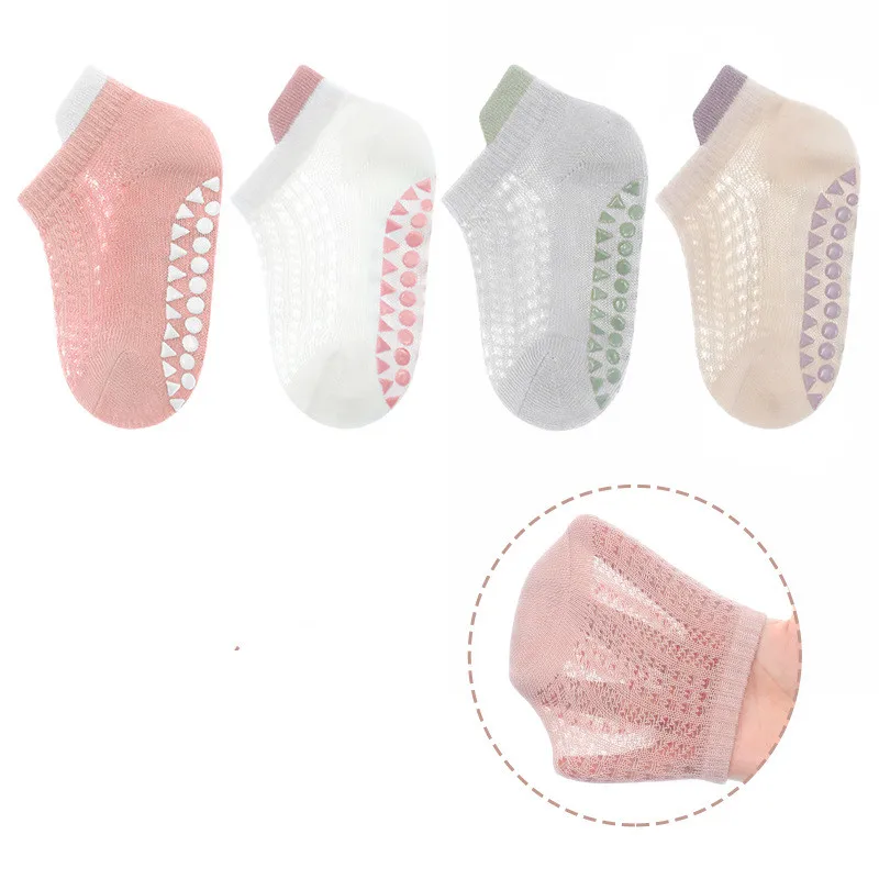 Lawadka calcetines finos de malla antideslizantes para niño y niña