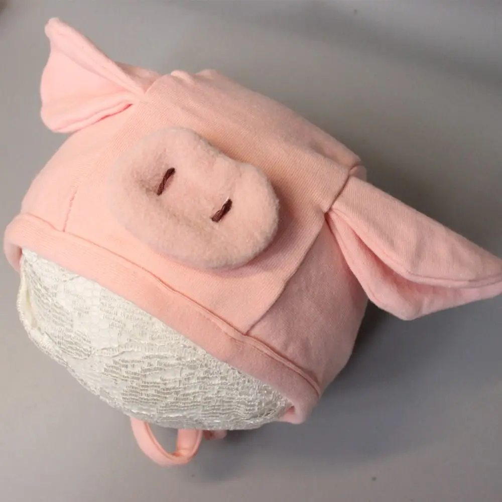 Gorro de bebé transpirable en algodón suave ajustable con correas - imagen 2