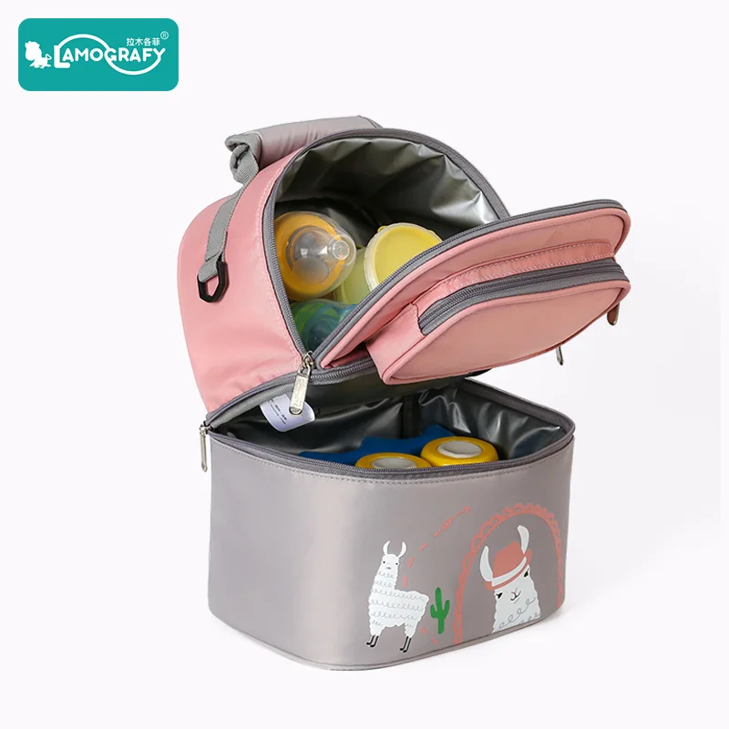 Bolsa de pañales impermeable gran capacidad con cambiador - imagen 4