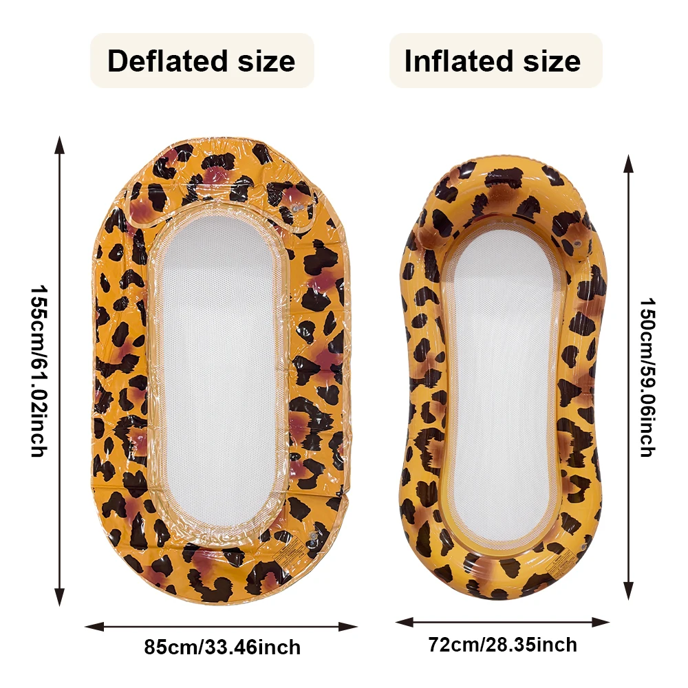 Silla flotante inflable para piscina y playa, asiento individual - imagen 4
