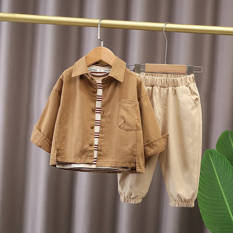 Conjunto bebé - moda coreana, camiseta y pantalón para recién nacidos - imagen 3