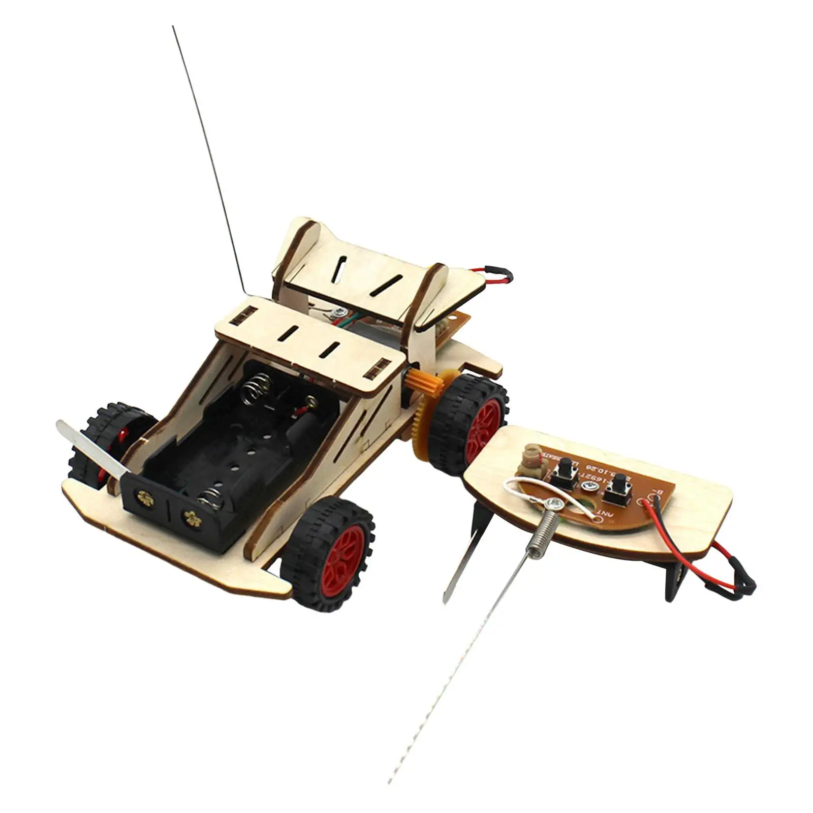 Kit coche carreras para montar: experimento física en casa
