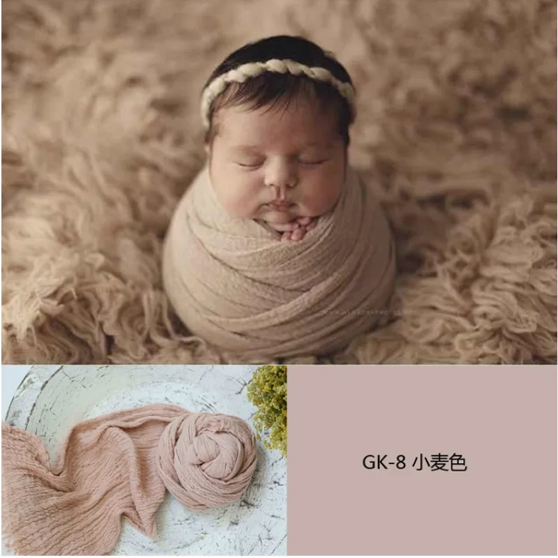 Manta envolvente con gorro para fotos de bebé recién nacido - imagen 2