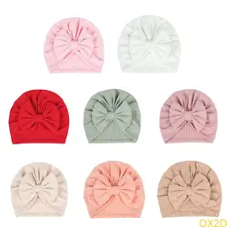 Gorro de bebé con lazo suave y elástico