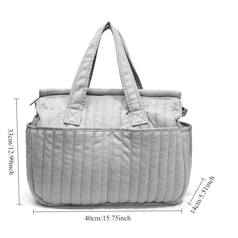 Bolsa de pañales gran capacidad para maternidad y viaje - imagen 2