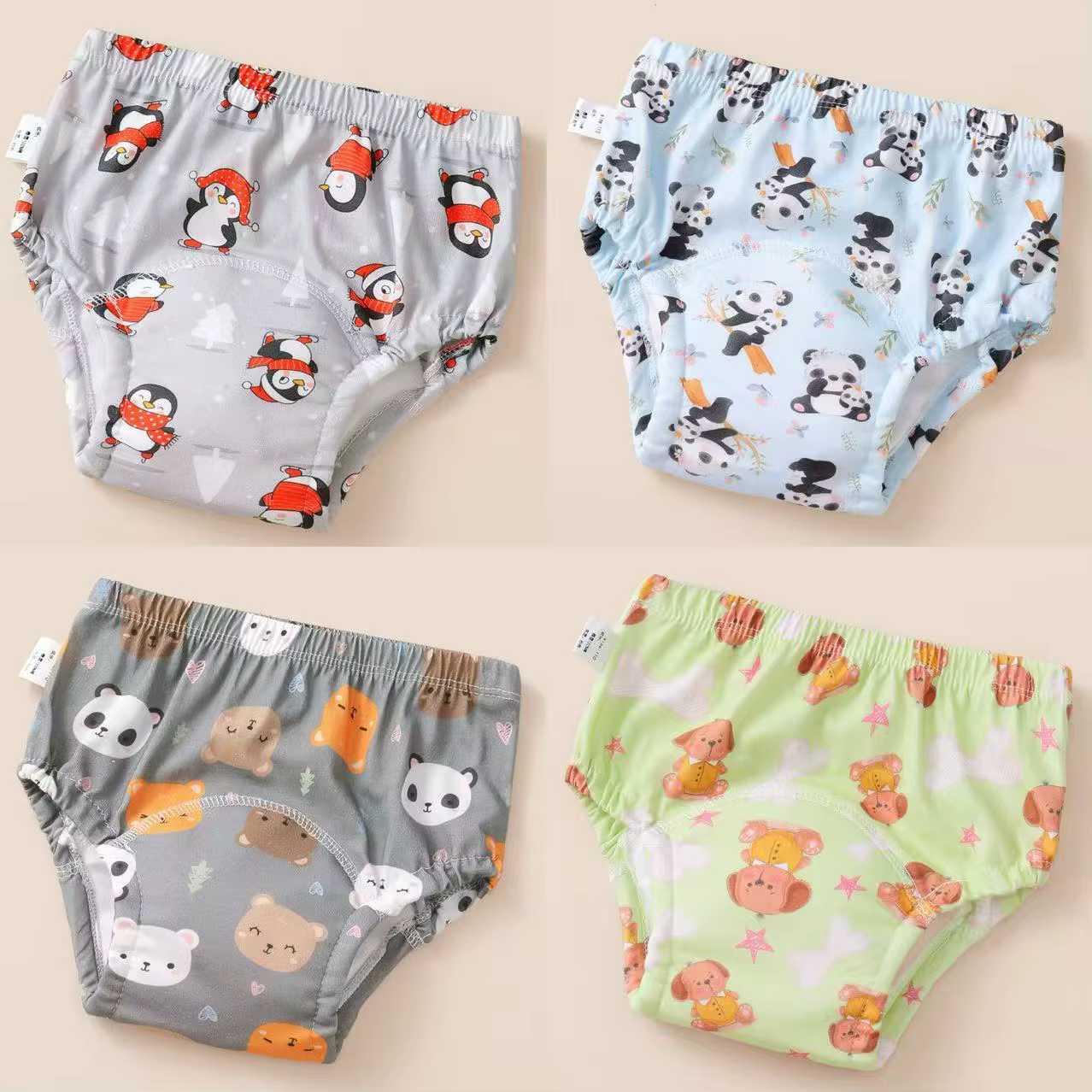 Pantalón de entrenamiento reutilizable impermeable para niños - imagen 2