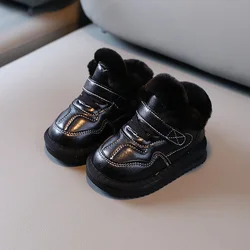 Botas de nieve infantiles – Felpa cálida impermeable con suela antideslizante