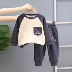 Conjunto acolchado de invierno para bebé – Jersey y pantalón
