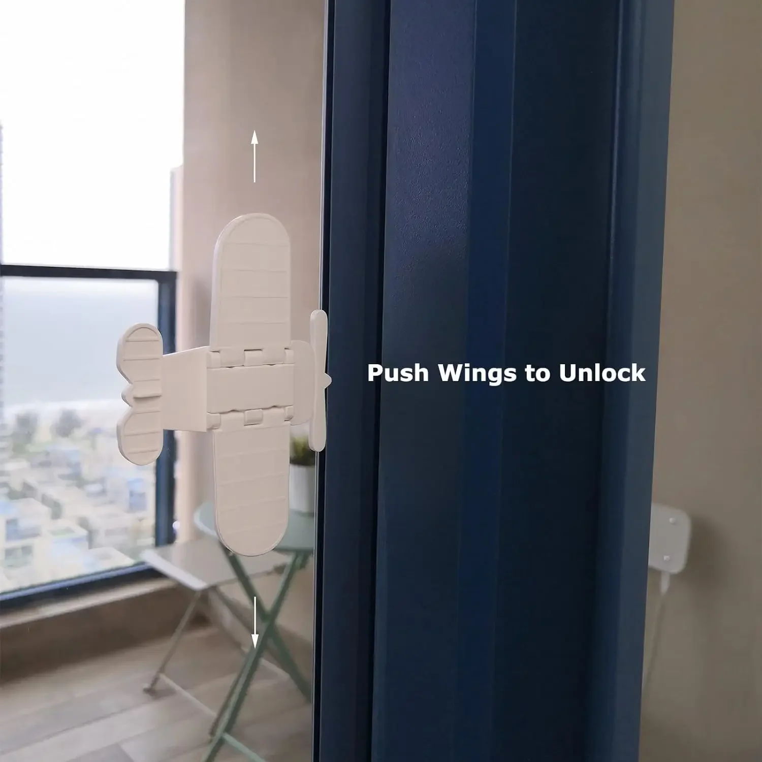 Seguro mariposa para ventanas y puertas correderas - imagen 4