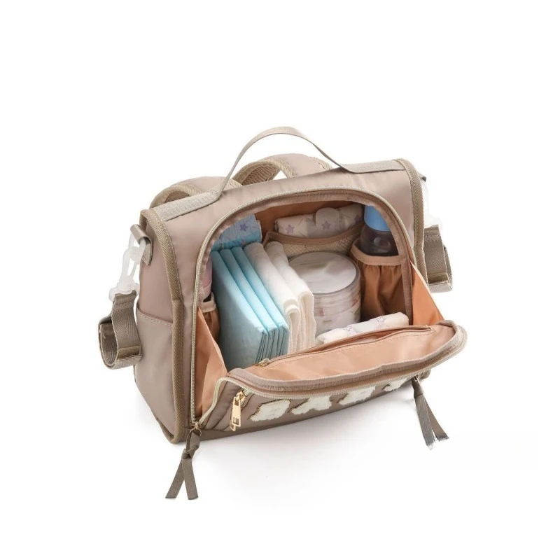 Organizador cochecito 6 bolsillos nailon – Compatible Uppababy y BOB - imagen 3