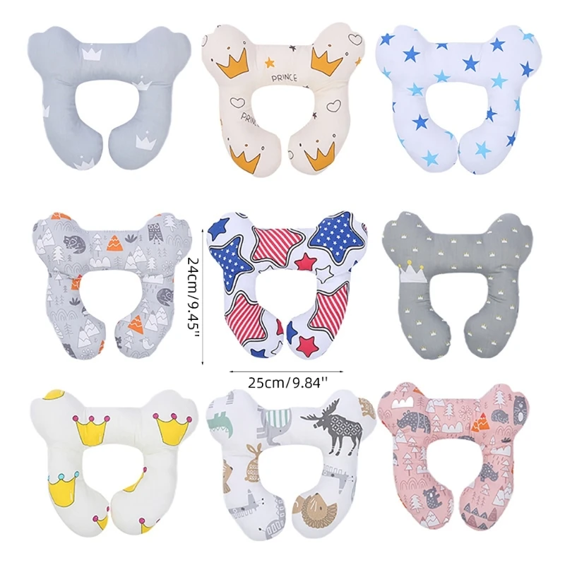 Almohada en forma de U para cochecito de bebé