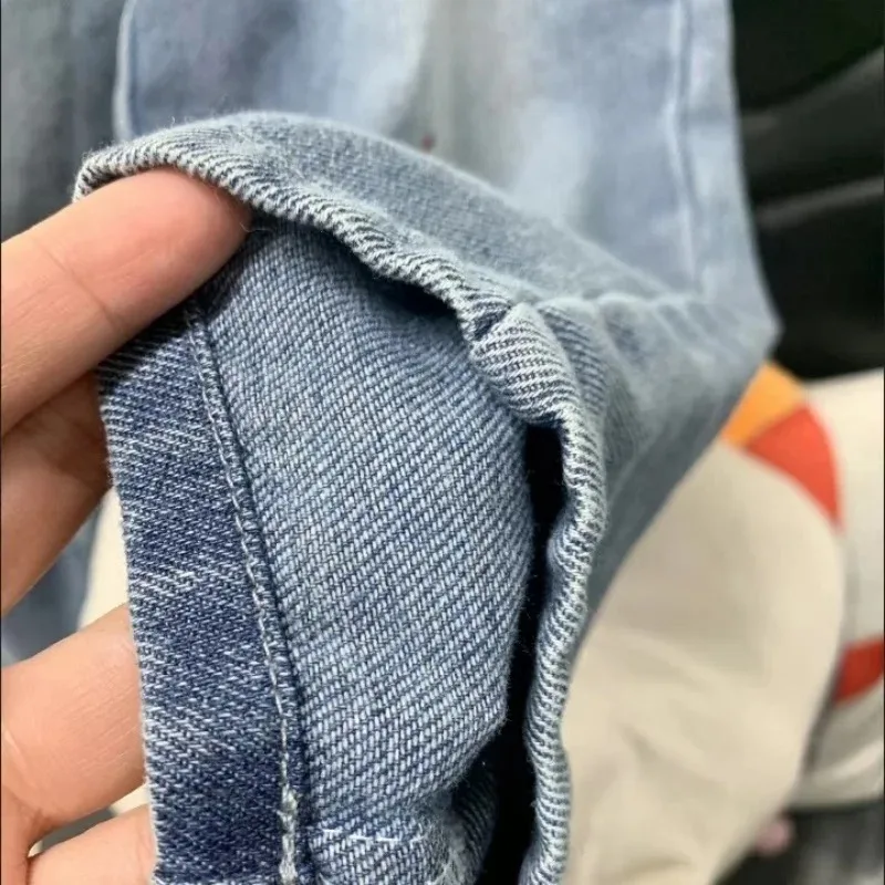 Pantalón de mezclilla infantil con cintura elástica