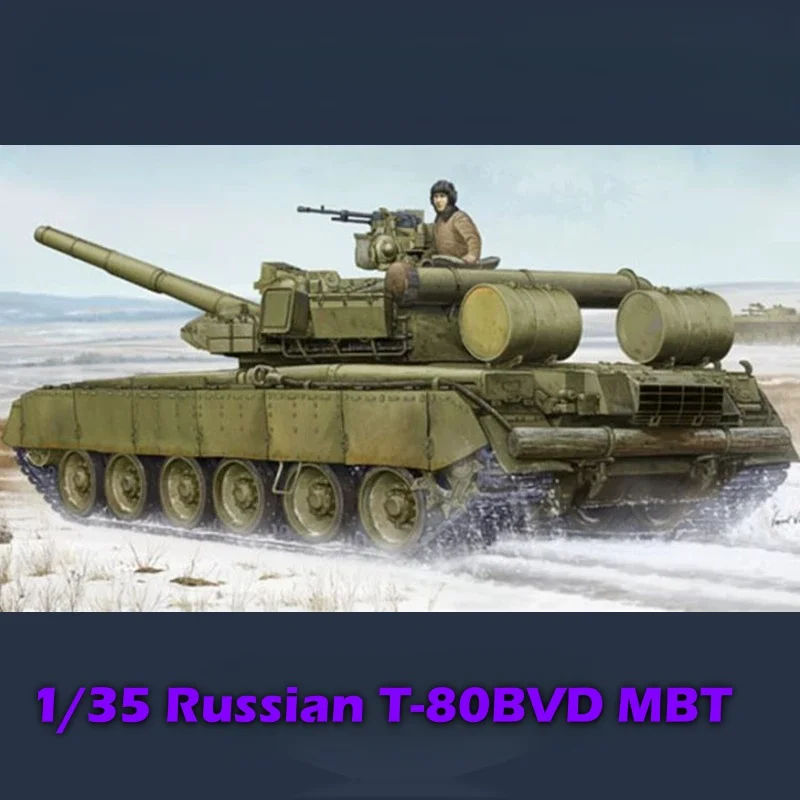 Puzle 3D tanque ruso montable Trumpeter en plástico infantil