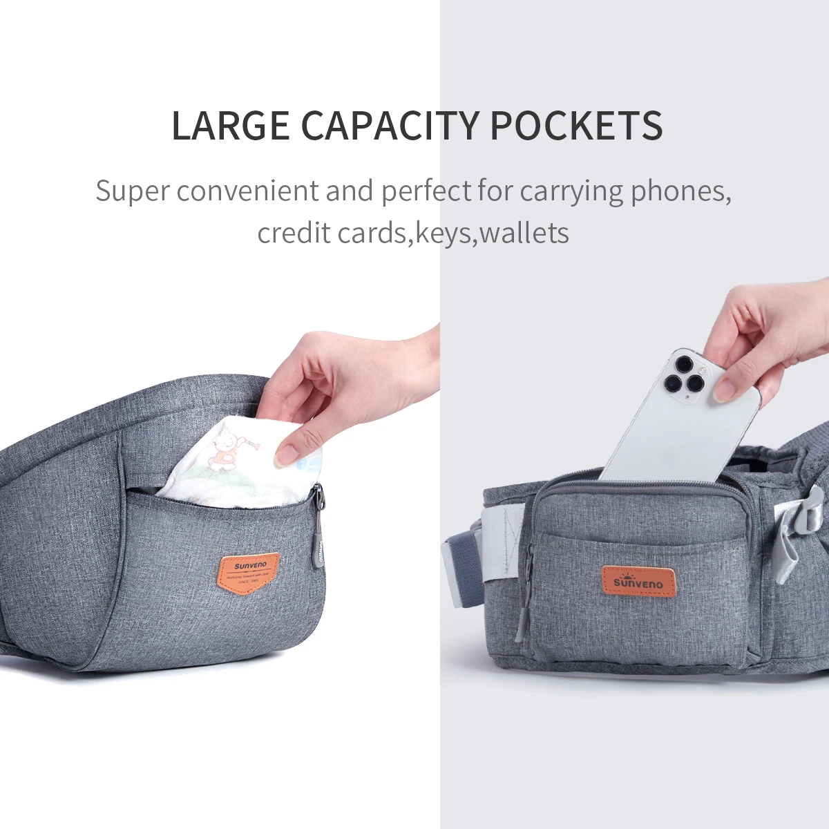 Sunveno Portabebés Ergonómico para Bebé desde Recién Nacido - imagen 4