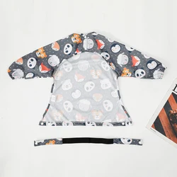 Elinfant Babero impermeable de manga larga con bolsillo lavable